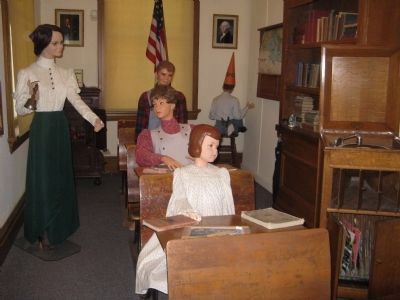 School Room Exhibit. Click for full size. School Room Exhibit image. Click for full size.