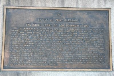 The Battle of Point Pleasant Marker image. Click for full size.