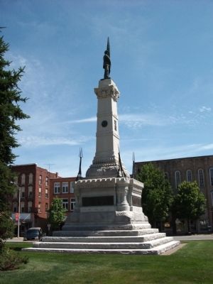 Carroll County Civil War Memorial. Click for full size. Carroll County Civil War Memorial image. Click for full size.