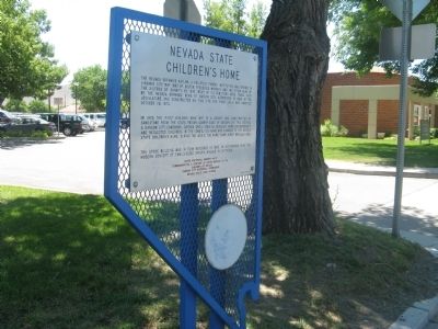 Nevada State Childrens Home Marker image. Click for full size.