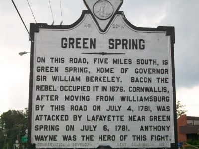 Green Spring Marker. Click for full size. Green Spring Marker image. Click for full size.