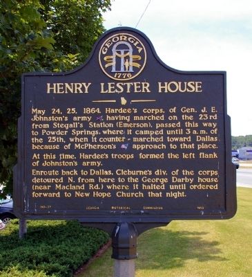 Henry Lester House Marker image. Click for full size.