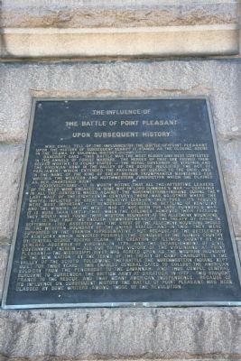 The Battle of Point Pleasant Marker image. Click for full size.