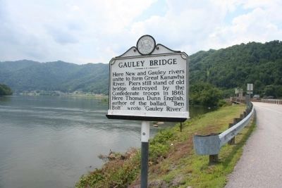 Gauley Bridge Marker image. Click for full size.