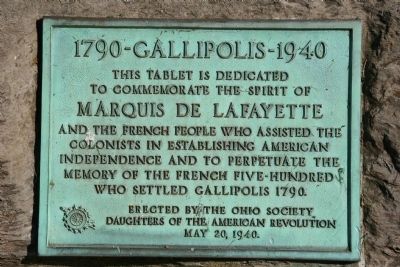1790-Gallipolis-1940 Marker. Click for full size. 1790-Gallipolis-1940 Marker image. Click for full size.