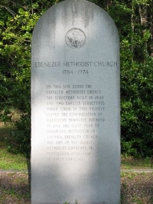 Ebenezer Methodist Church Marker. Click for full size. Ebenezer Methodist Church Marker image. Click for full size.