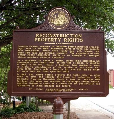 Reconstruction Property Rights Marker. Click for full size. Reconstruction Property Rights Marker image. Click for full size.