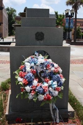Veterans Memorial North face image. Click for full size.