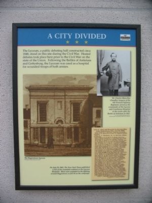 A City Divided Marker image. Click for full size.