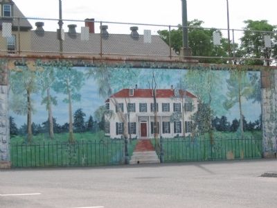 Mural in the Parking Lot Depicting Mount Prospect image. Click for full size.