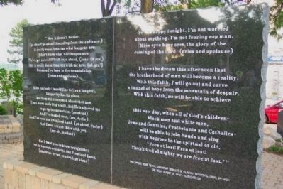 Dr. Martin Luther King, Jr. Memorial Reverse image. Click for full size.