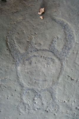 Leo Petroglyph image. Click for full size.