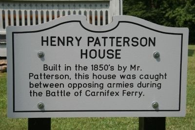 Henry Patterson House Marker image. Click for full size.