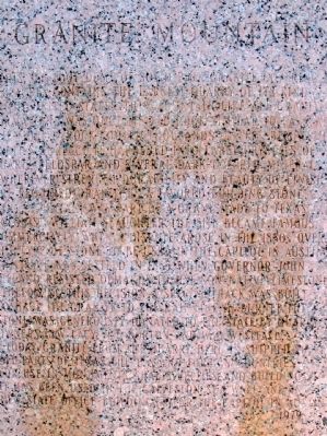 Granite Mountain Marker image. Click for full size.