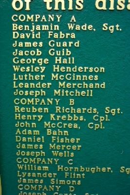 The Sultana Disaster 102nd Ohio Infantry Roll of Honor. Click for full size. The Sultana Disaster 102nd Ohio Infantry Roll of Honor image. Click for full size.