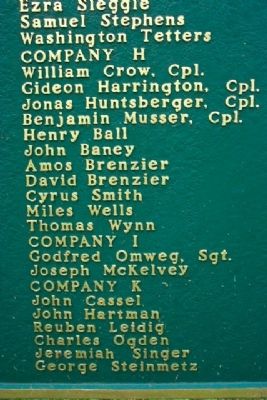 The Sultana Disaster 102nd Ohio Infantry Roll of Honor. Click for full size. The Sultana Disaster 102nd Ohio Infantry Roll of Honor image. Click for full size.