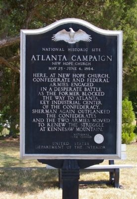 Atlanta Campaign Marker image. Click for full size.