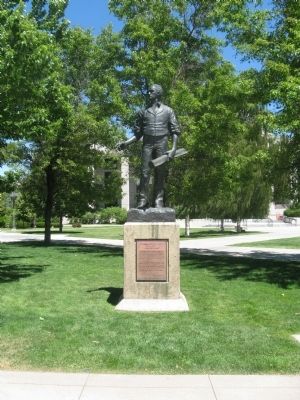 Abraham Van Santvoord Curry Marker and Statue. Click for full size. Abraham Van Santvoord Curry Marker and Statue image. Click for full size.