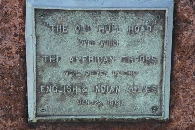 The Old Hull Road Marker image. Click for full size.
