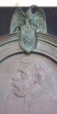 Commander Edward Parker Wood Marker Detail. Click for full size. Commander Edward Parker Wood Marker Detail image. Click for full size.