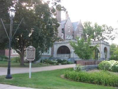 Edgar Sawyer House and Marker image. Click for full size.