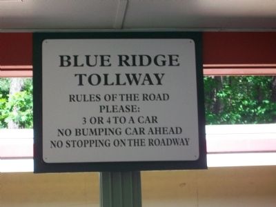 Rules for Blue Ridge Tollway image. Click for full size.