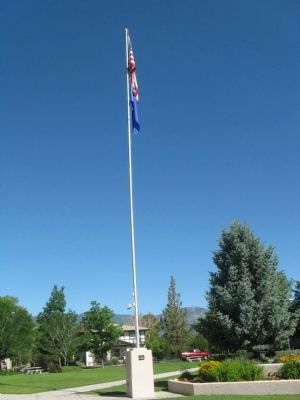 Douglas County World War II Memorial Flagpole. Click for full size. Douglas County World War II Memorial Flagpole image. Click for full size.