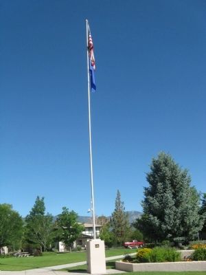 Douglas County World War II Memorial Flagpole image. Click for full size.