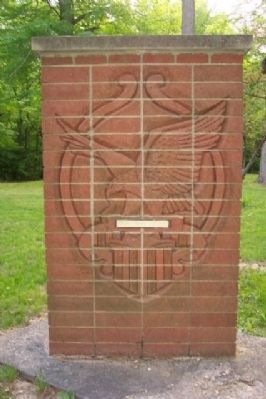Mansfield Anniversary and Veterans Marker. Click for full size. Mansfield Anniversary and Veterans Marker image. Click for full size.