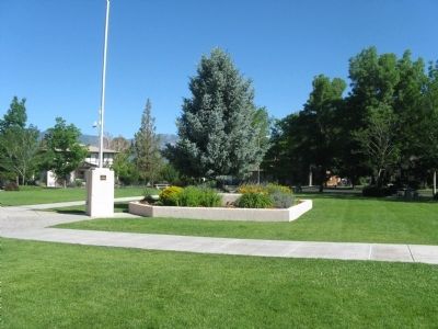 Minden Park, Flagpole and Marker. Click for full size. Minden Park, Flagpole and Marker image. Click for full size.