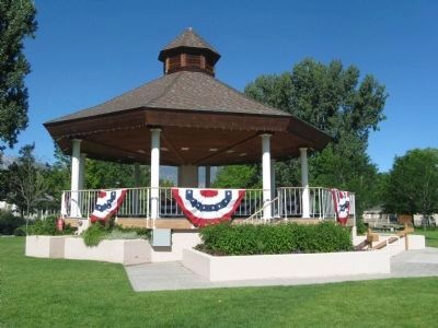 North Side of the Rotary Memorial Bandstand. Click for full size. North Side of the Rotary Memorial Bandstand image. Click for full size.
