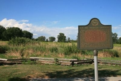 U.S. 17th Infantry Campsite Marker. Click for full size. U.S. 17th Infantry Campsite Marker image. Click for full size.