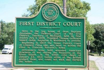 First District Court Marker. Click for full size. First District Court Marker image. Click for full size.