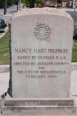 Johnson County Nancy Hart Highway (Ga-15) Thru Wrightsville. Northwest corner of County Courthouse image. Click for full size.