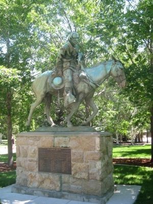 Kit Carson Statue and Marker. Click for full size. Kit Carson Statue and Marker image. Click for full size.