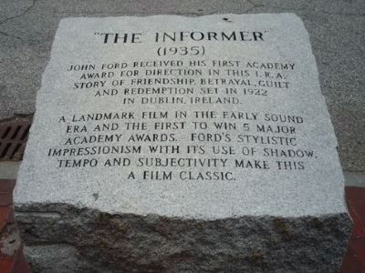 John Ford Memorial - Oscar Marker Stone 1 image. Click for full size.