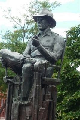 John Ford Memorial Statue - by George Kelly image. Click for full size.