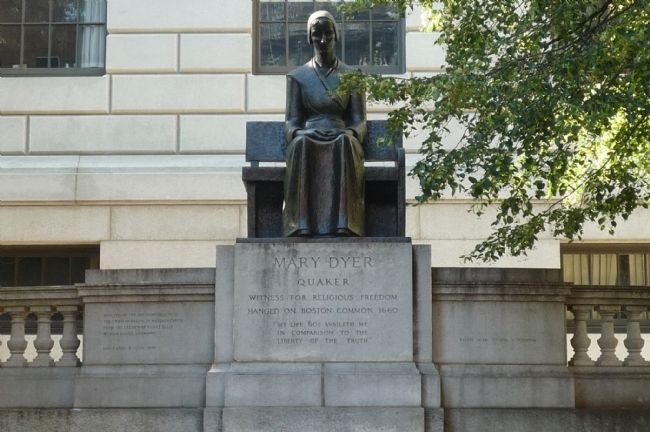 Mary Dyer Memorial image. Click for full size.