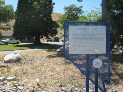 Gardner’s Ranch Marker. Click for full size. Gardner’s Ranch Marker image. Click for full size.