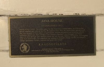 Java House Marker image. Click for full size.