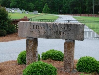 Cedar Springs A.R.P. Church Sign image. Click for full size.