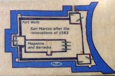 Fort San Marcos Marker. Click for full size. Fort San Marcos Marker image. Click for full size.