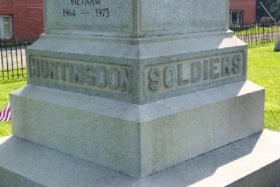 East Huntingdon Soldiers Monument. Click for full size. East Huntingdon Soldiers Monument image. Click for full size.