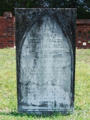 Charity Frazier Tombstone image. Click for full size.