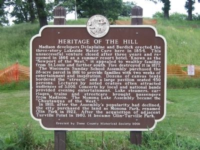 Heritage of the Hill Marker image. Click for full size.