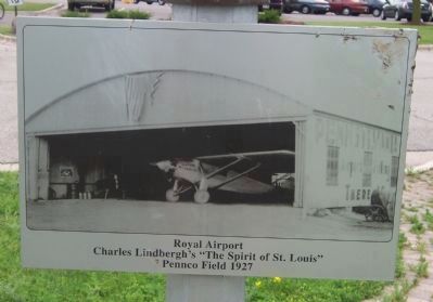 Royal Airport Marker attached photo image. Click for full size.
