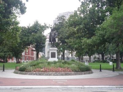 Benjamin Franklin Statue - Lafayette Square image. Click for full size.
