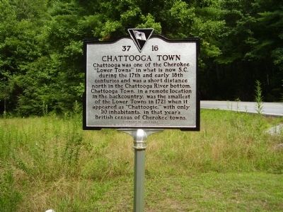 Chattooga Town Marker image. Click for full size.