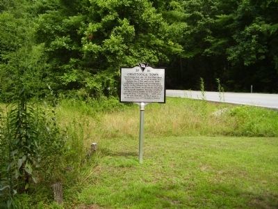 Chattooga Town Marker image. Click for full size.