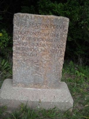 The Sexton Point Marker image. Click for full size.